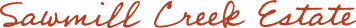 Sawmill Creek Estate Footer Logo